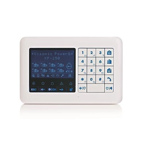 					0-103291 < > Visonic KP-250 PG2 Clavier sécurité - Pour Tableau de Commande</>
