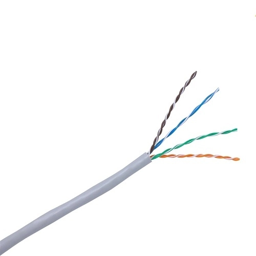 					001-003-003-62S CABLE RESEAU 5E UTP PVC 305m Gris Eca