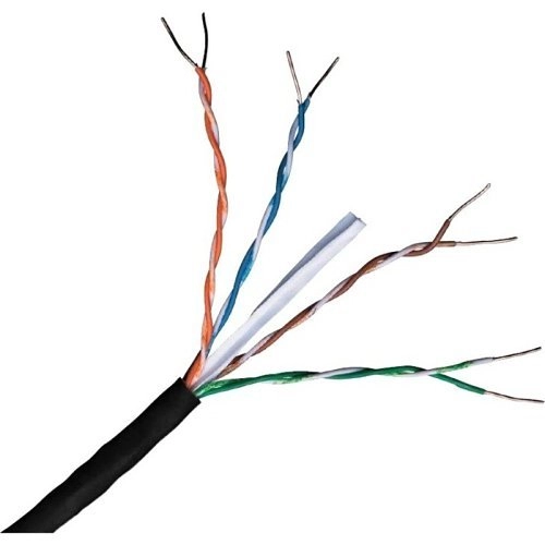 					001-003-005-10 CABLE RESEAU 6 PE U/UTP 305m Fca Ex Noir