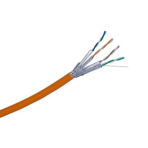 					001-004-008-10 Connextix 001-004-008-10 Câble réseau CAT7a, 23/4 Solid BC, S/FTP B2ca, bobine de 500m, Orange