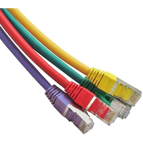 					003-010-0025-03 Connectix 003-010-0025-03 Câble de raccordement CAT6a S/FTP, fil Ethernet blindé haut débit, 0.25m, bleu