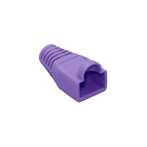 006-003-007-58 CONNECTOR COP PURPLE CAT5E HOOD