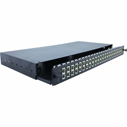 009-022-020-24 Multimode 24xSC fibre patch panel black