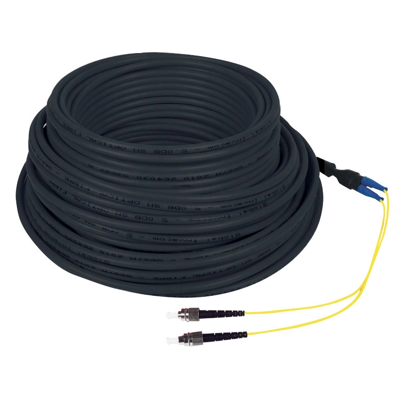 0144670 <div itemprop="description"> JARRETIERE 2FO EXTERIEUR ENTERRABLE AVEC FICHE FC/PC - 50M</div>
