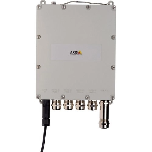 					01449-001 < > Commutateur Ethernet AXIS T8504-E 4 Ports Gérable - 2 Couche supportée - Modulaire - Paire torsadée, Fibre Optique</>