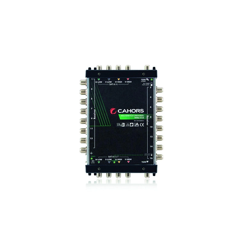 0145302R13 <div itemprop="description"> MULTISWITCH COMPACT TERMINAL OU CASCADABLE 5 ENT/ 16 SORTIES</div>