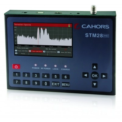 0145333R13 <div itemprop="description"> MESUREUR STM28 HD 5" TER+SAT+CABLE + HEVC H.265 AVEC ALIM 2</div>
