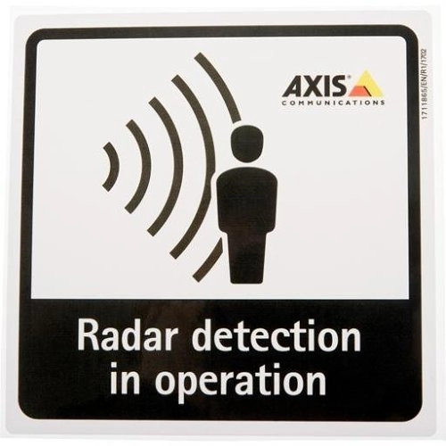 01551-001 VIDEO IP MISC RADAR DETECTION STICKER