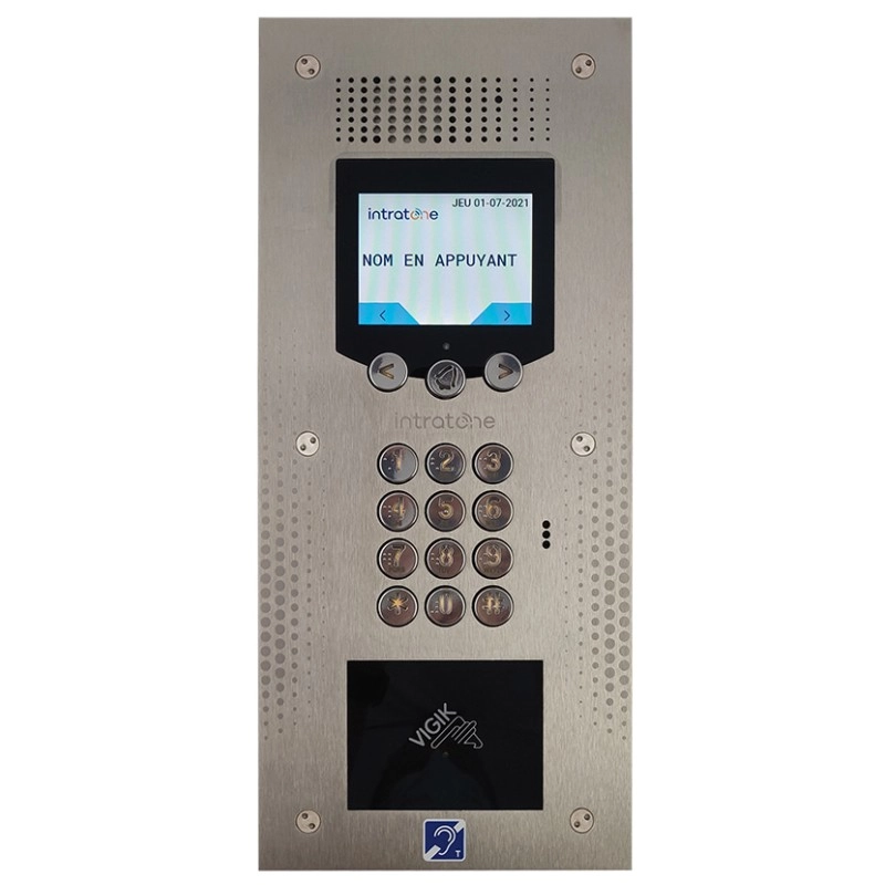 					020305PLUS PACK 1000 NOMS: PLATINE VENDONE + CENTRALE 2P VIGIK+®, INOX