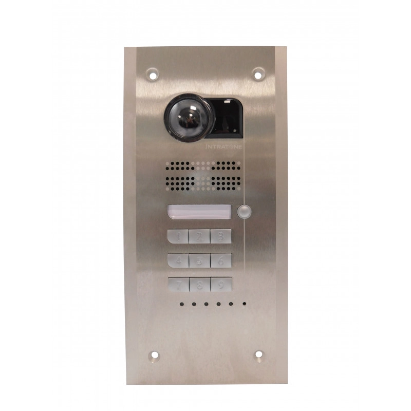 050108 <div itemprop="description"> KIT VISIO 3G INOX 1 BP + CLAVIER ENCASTRE MUR</div>