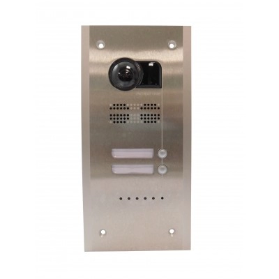 050110 <div itemprop="description"> KIT VISIO 3G INOX 2 BP ENCASTRE MUR</div>
