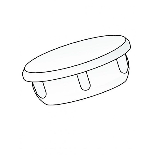 					0905.18 Alarmtech 0905.18 Bouchon de couverture, Lot de 20