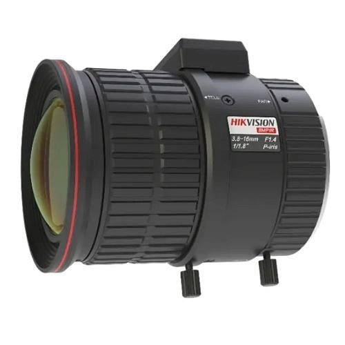 					102200721 Hikvision HV3816P-8MPIR Objectif de caméra de vidéosurveillance 8MP, Mega-pixel P-Iris, Auto-Iris, IR, Vari-focal, montage CS, design compact