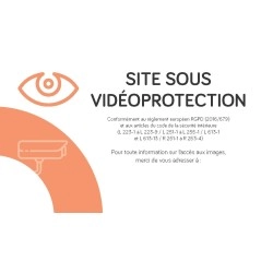 1090-ETI DIVERS VIDEO étiquette VIDEOPROTECTION