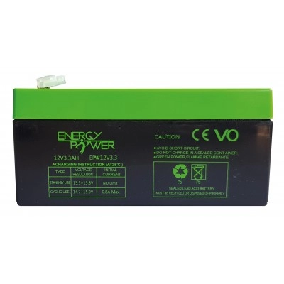 					12V3.3AH < > BATTERIE ENERGY POWER 12V 3.3AH EN BAC V0</>