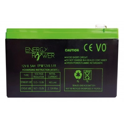 12V8.5AH <div itemprop="description"> BATTERIE ENERGY POWER 12V 8.5AH EN BAC V0</div>