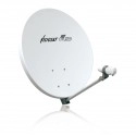 140901 Parabole fibre 70cm blanche + lnb universelle 