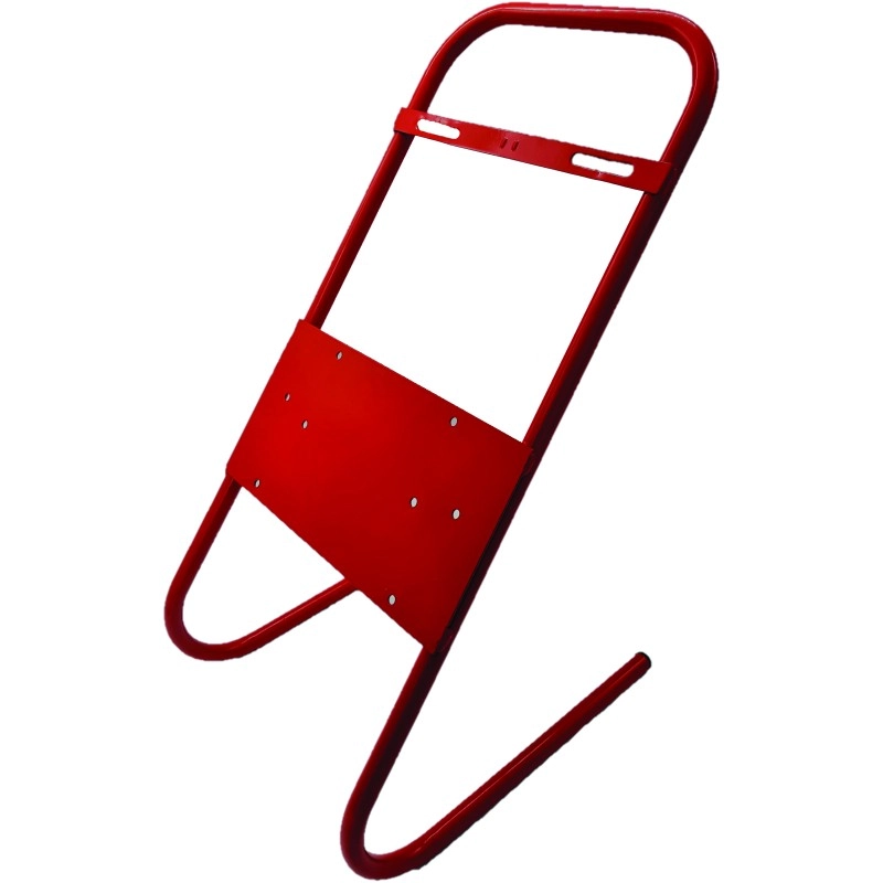 					150039980 < > PIED METALLIQUE ROUGE POUR COFFRET CHANTIER AQUA COMBI</>