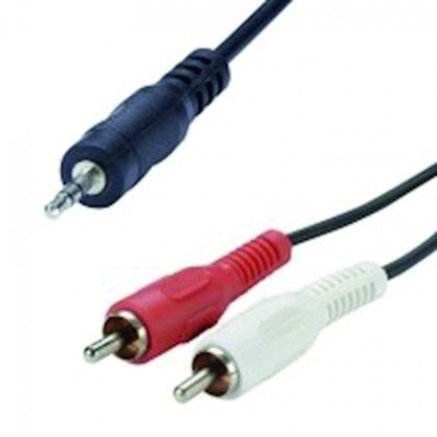 					1525 < > CORDON JACK 3.5MM MLE / 2 RCA MLE - 1M50</>
