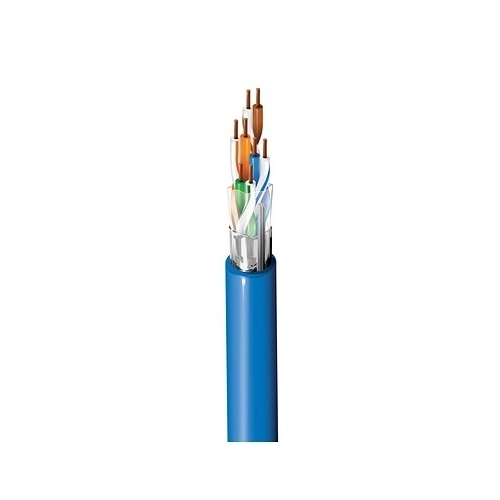 					1633E.00500 Belden 1633E.00500 Câble CAT5e 24/4 paires, F/UTP, PVC Intérieur, CPR ECA, bobine de 500m, gris