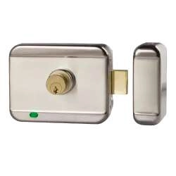 					1EGL600 SERRURE ÉLECTRIQUE APPLIQUE 6000 N À ÉMISSION 12-24V DC CYLINDRE