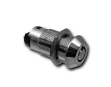 1S20354 serrure - Contacteur impul. à clef tubulaire Eurolocks-4 clefs         