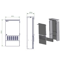 235701 <div itemprop="description"> REPARTITEUR OPTIQUE 2 DIR MURAL CONNECT FCPC FEMELLE</div>