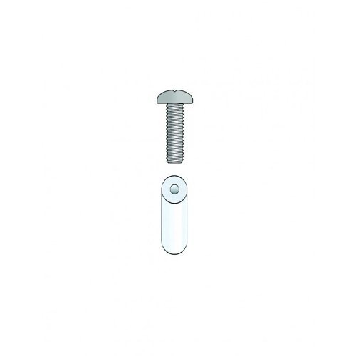 					2591.15 Alarmtech 2591.15 Entretoise de borne pour le montage des blocs de jonction