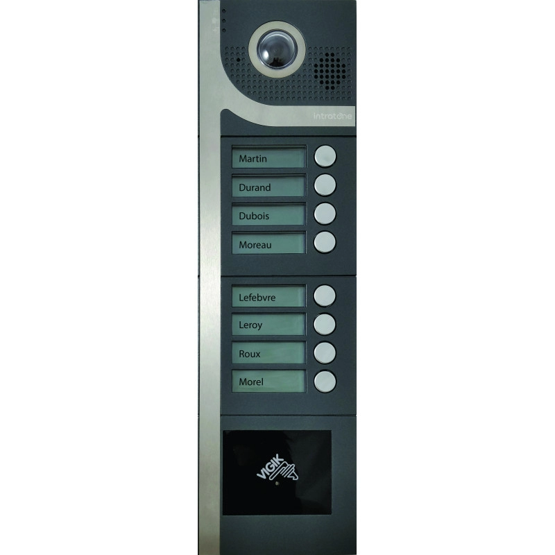 270008 <div itemprop="description"> PLATINE SAILLIE 8 BP + CLAVIER + LECT VIGIK MAINS LIBRES</div>