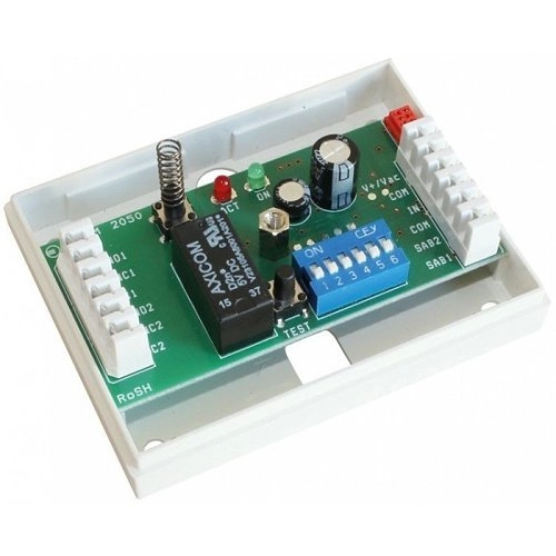 					28050.01 Alarmtech 28050.01 Boîtier de relais temporisé protégé contre les manipulations, 2A 30V, LSA