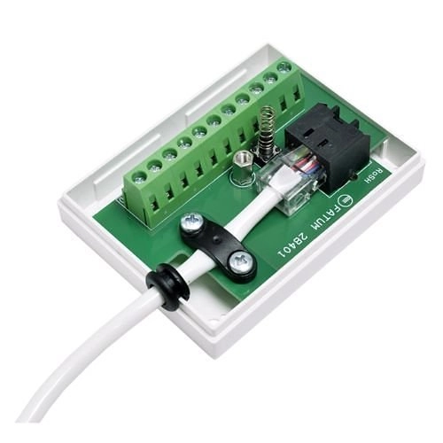 					28401.03 Alarmtech 28401.03 Série Mini, Boîte de jonction RJ45, Protection contre les manipulations, Vis