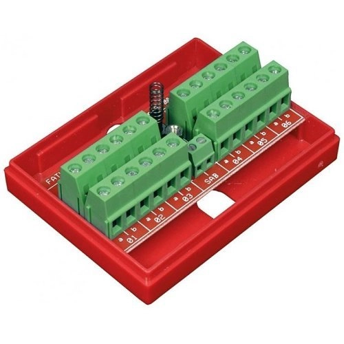 					28912.03R Alarmtech 28912.03R Mini-boîte à épissures, 12 paires, rouge