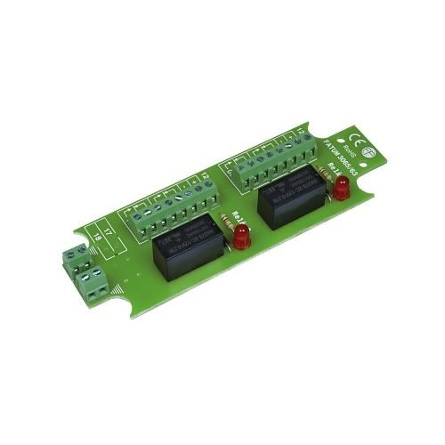 3063.03 Alarmtech 3063.03 Module de relais avec 2 relais, 12V DC, Vis