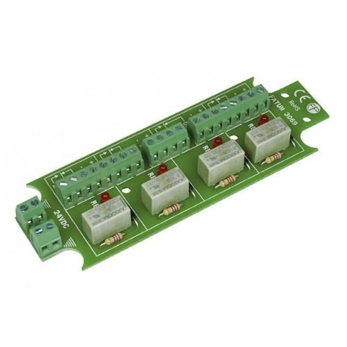 3069.03 Alarmtech 3069 Module à 4 relais, 24 VDC