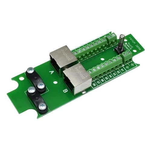 3090.03 Alarmtech 3090.03 Module d`alarme avec 2x RJ45, 16 pôles, blindé, vis