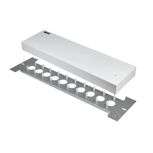 3120.03 Alarmtech 3120.03 Barre de connexion avec couvercle de 19" pour montage en rack