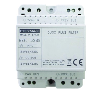 3289 <div itemprop="description"> FILTRE DUOX PLUS 24VDC</div>