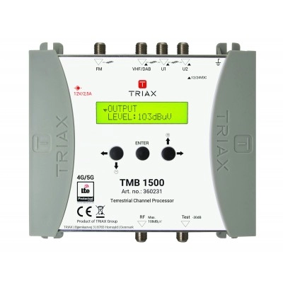 360231 <div itemprop="description"> TMB 1500 STATION PROG. 15 FILTRES 1 Ã€ 6 CANAUX TNT - 50DB</div>