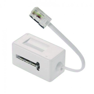 3789 <div itemprop="description"> ADAPTATEUR PRISE `T` FEMELLE / RJ45 Male - 10cm</div>