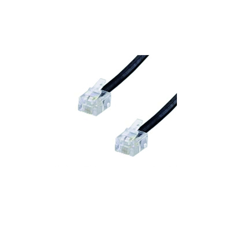 3913 <div itemprop="description"> CORDON RJ11 Male / Male - Haut-DEbit ADSL - Noir - 5m</div>
