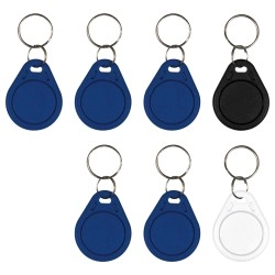 					40169 5 clés RFID Mifare de coleur
