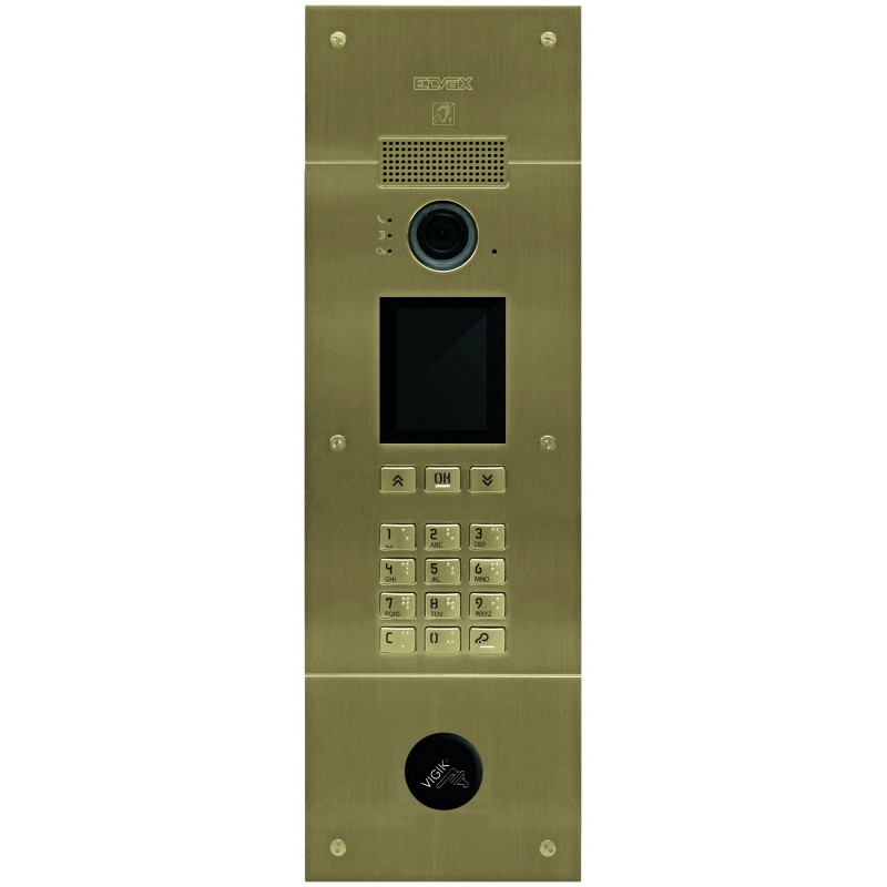 					40403 < > PLATINE PIXEL UP 2F+ LECTEUR VIGIK LAITON</>