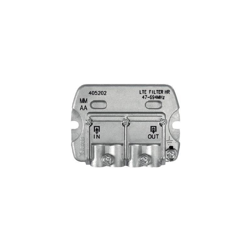 405202 <div itemprop="description"> FILTRE LTE 5G HAUTE REJECTION EASY F 694MHZ EXT</div>