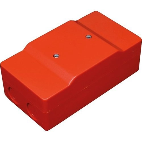 4101.02R Alarmtech 4101.02R Série Redline, boîte à modules, fenêtre pour étiquettes cachées, plastique, rouge