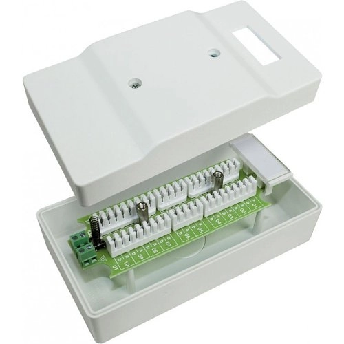 4101.2201 Alarmtech 4101.2201 Série de modules, boîtier d`alarme 10 paires, protégé contre les manipulations, LSA-LSA