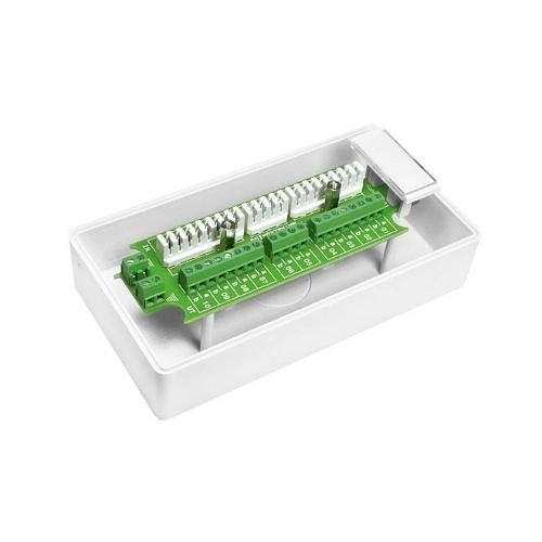 4101.3102 Alarmtech 4101.3102 Boîtier d`alarme avec 10 bornes connectées en parallèle, LSA / Vis