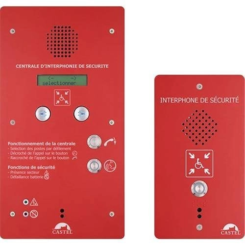 440.8951 KIT AUDIO INTERPH 1 poste REFUGE pré-con