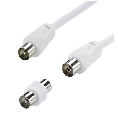 4510 <div itemprop="description"> CORDON TV 9.52MM - 3C2V - MALE / FEMELLE - 2M + ADAPTATEUR</div>