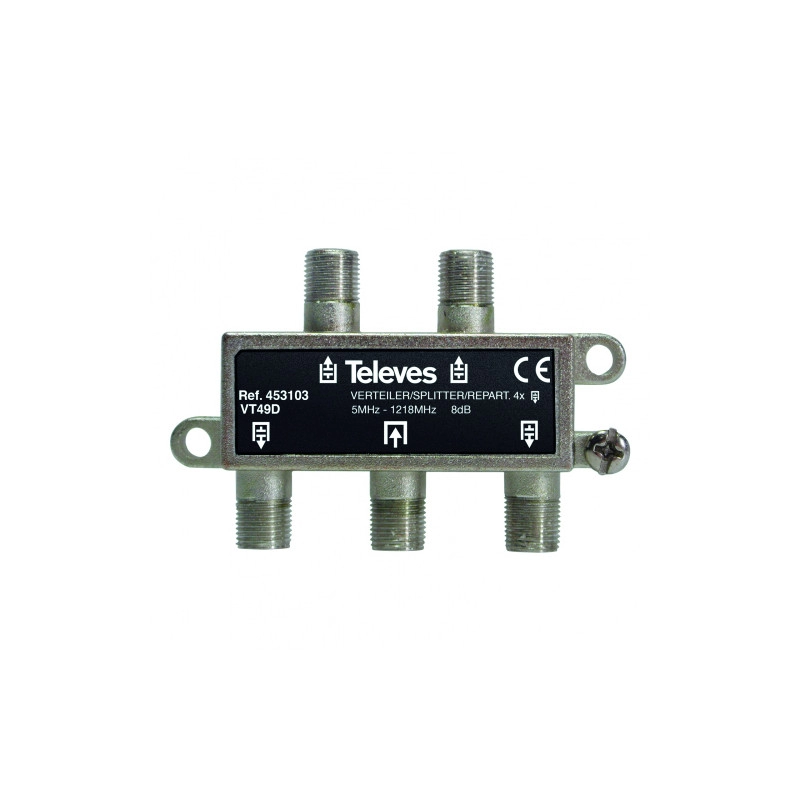 453103 <div itemprop="description"> REPARTITEUR 5-1218MHZ TYPE F 4DIR 8DB</div>