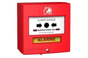 					4710R1C_EN DÉCLENCHEUR MANUEL ROUGE 1 CONTACT + CAPOT